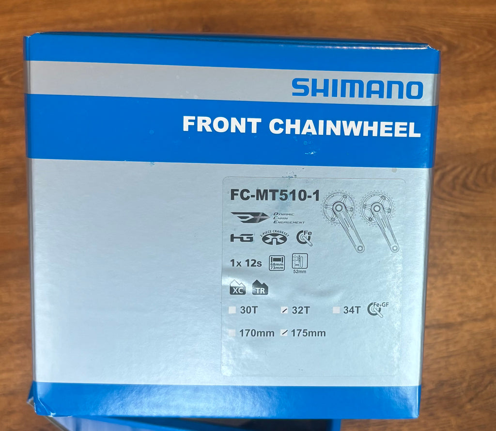Shimano Deore FC-MT510-1 Crankset - 175mm, 12-Speed, 32t