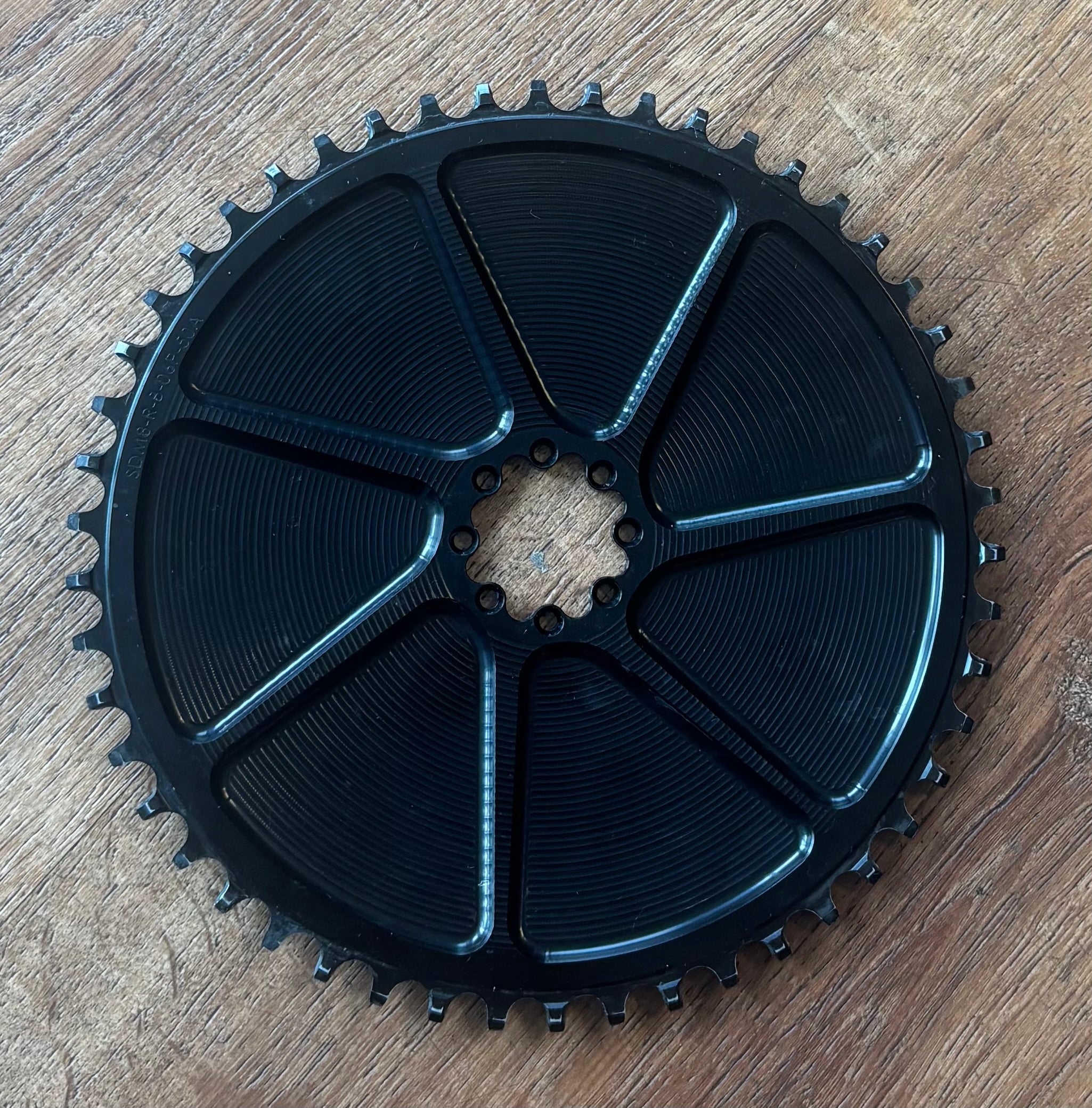 Used Wolf Tooth Aero Direct Mount Chainring 50t Sram 8-bolt Black