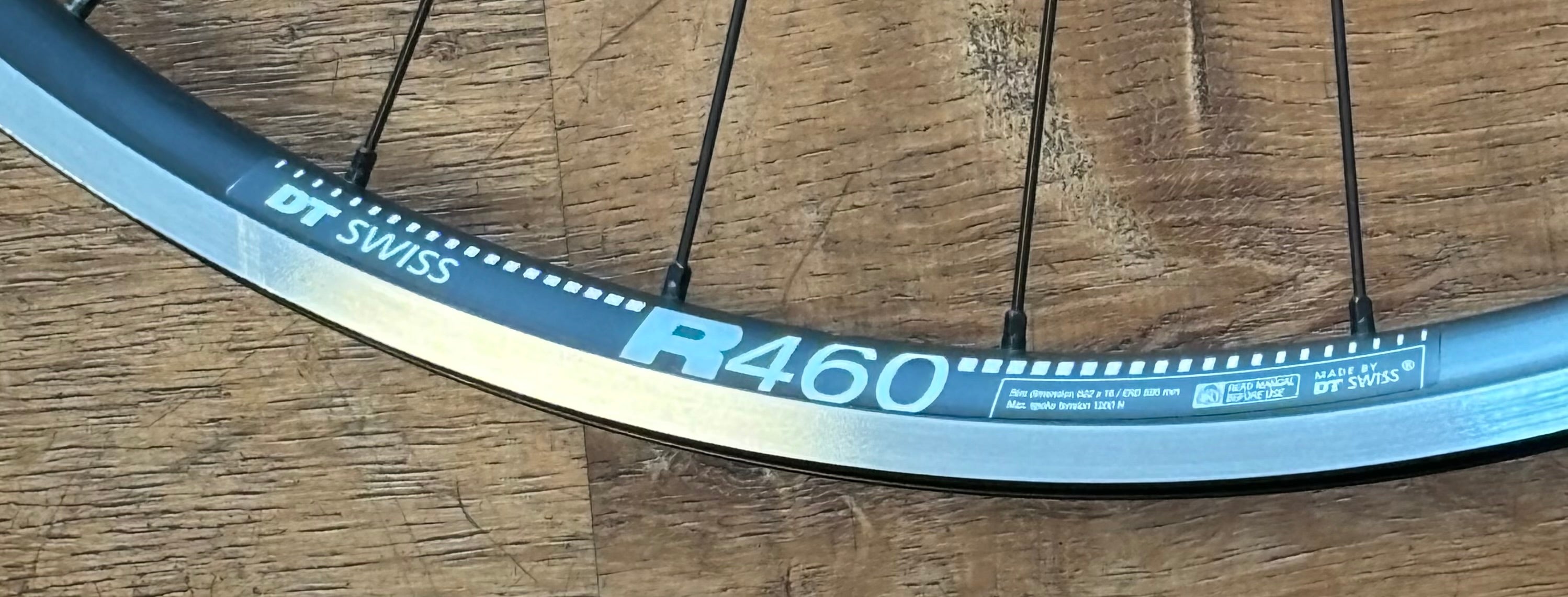 DT Swiss R460 700c 9x100 Front 10x130 Rear QR HG Tubeless Wheelset