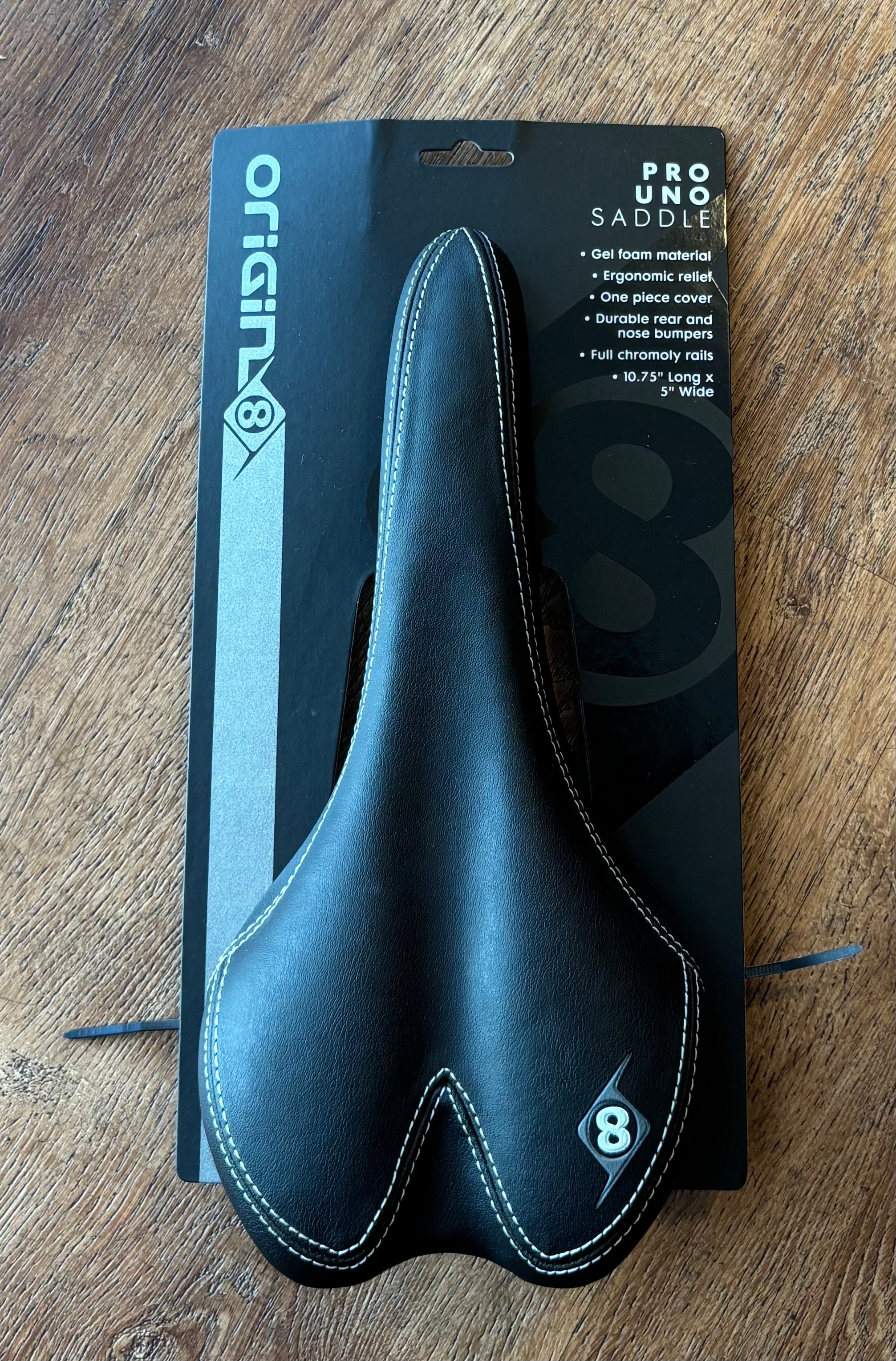Origin8 Pro Uno Saddle 10.75 inch x 5 inch Black