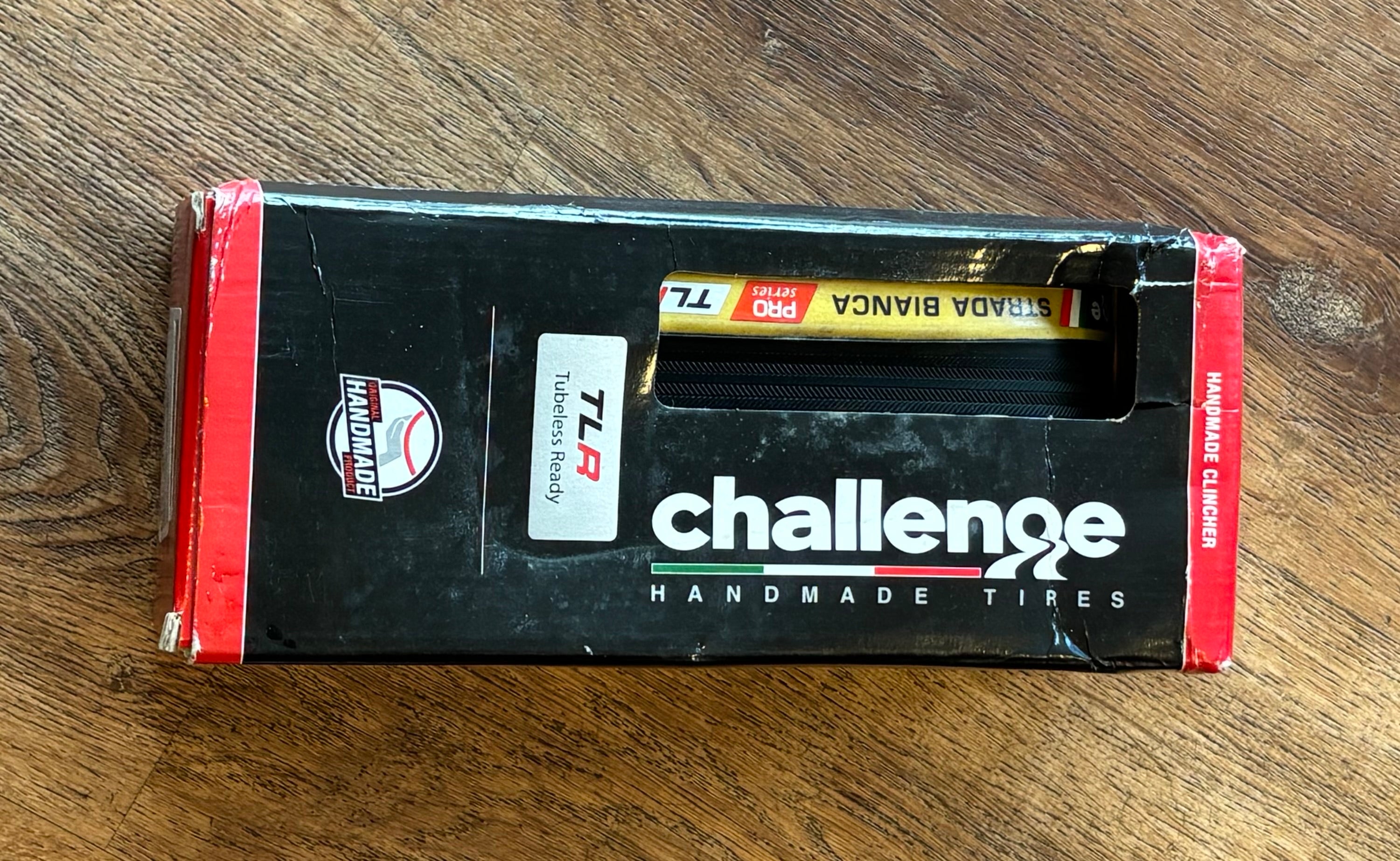 Pair Of Challenge Strada Bianca TLR 700c x 36mm Tubeless Tanwall Tires