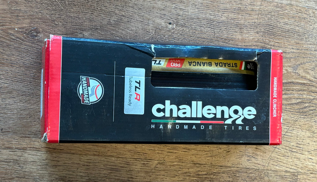 Pair Of Challenge Strada Bianca TLR 700c x 36mm Tubeless Tanwall Tires