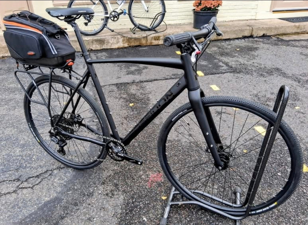 Poseidon X gravel bike flat bar hybrid XL upgrades like new