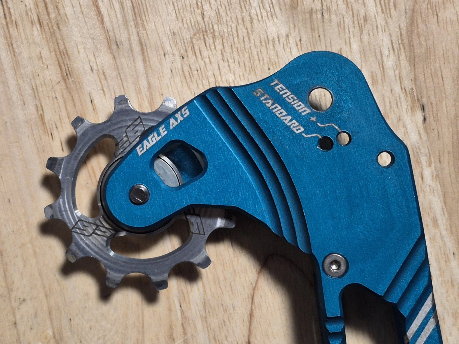 used CSixx Sram Eagle AXS derailleur cage blue GX X0 XX