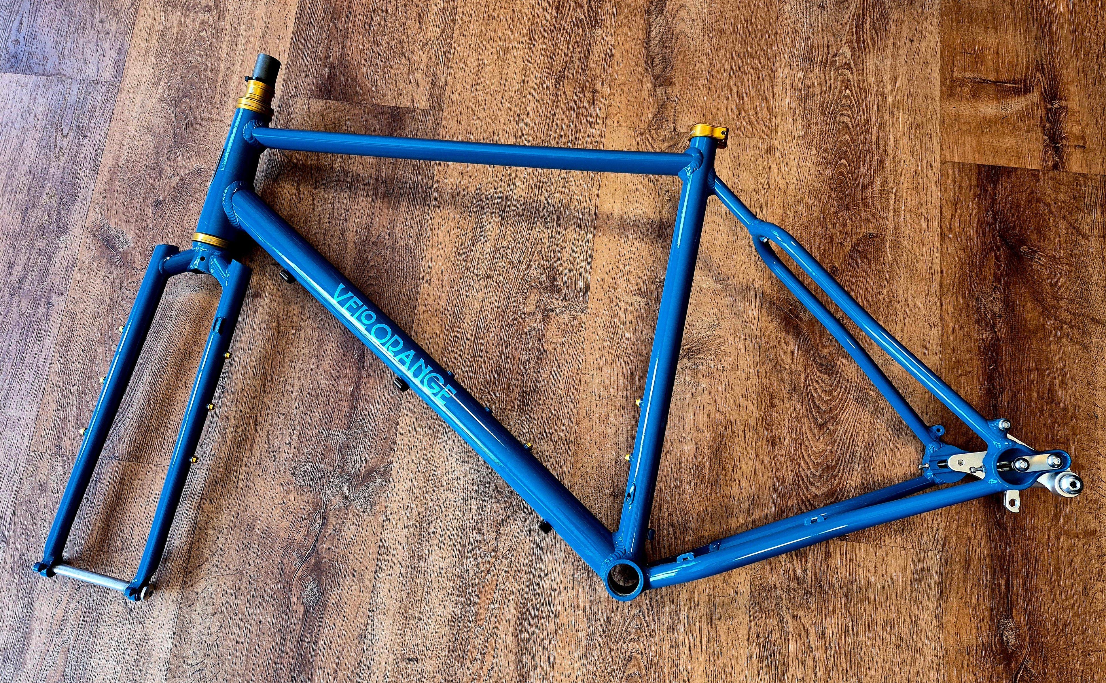 Large Velo Orange Chessie frameset blue