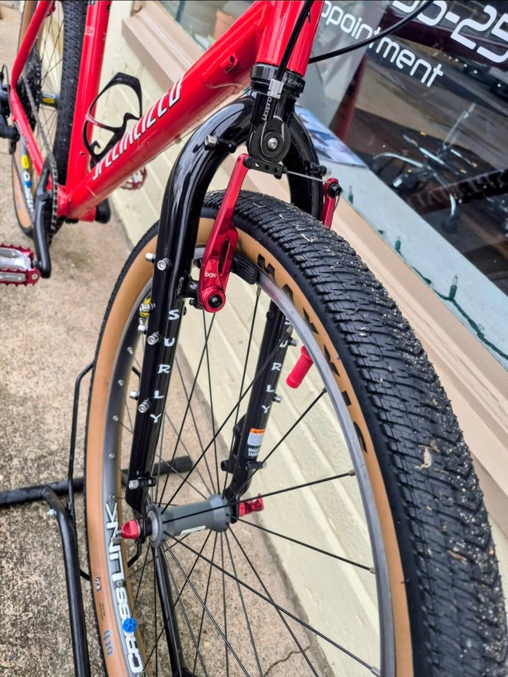 Specialized resto mod Rockhopper monster gravel bike large