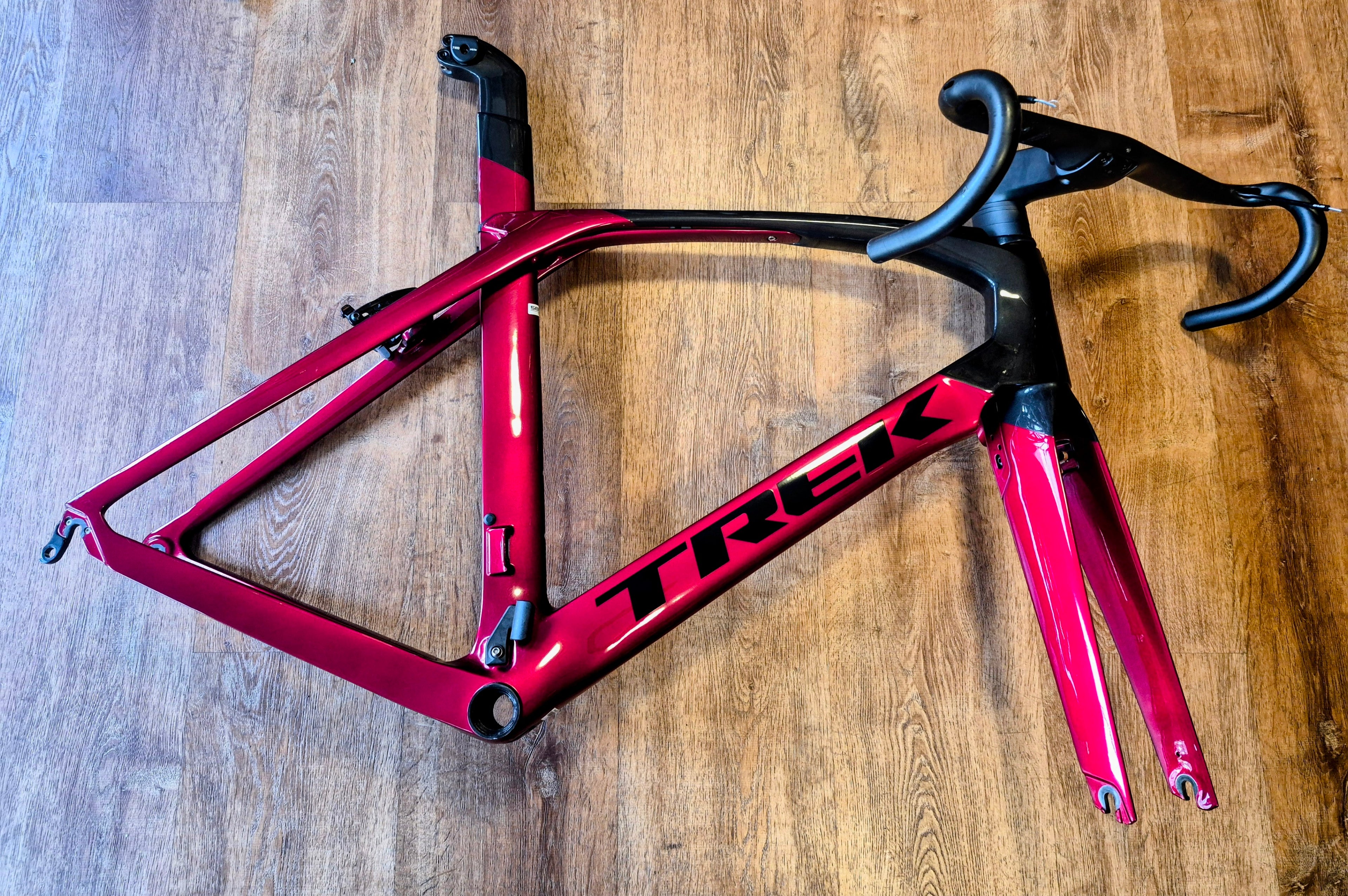 Used 58cm Trek Madone carbon road bike frameset