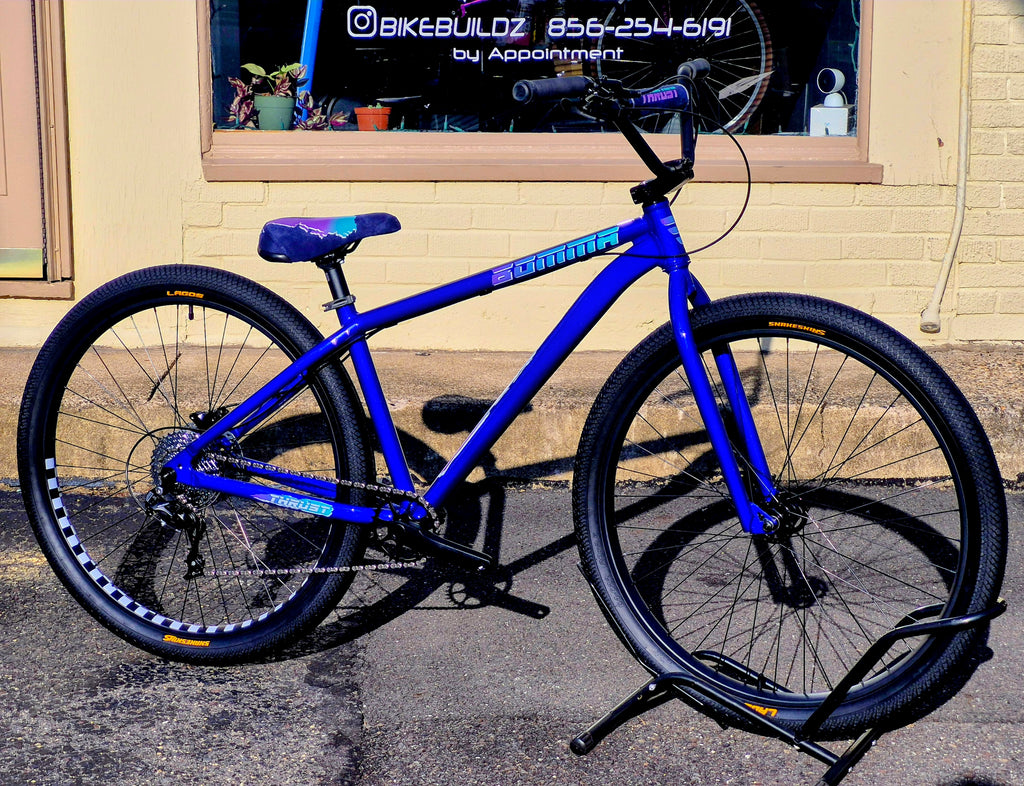 New Mafia Thrust big BMX WHEELIE bike Blue 29 geared