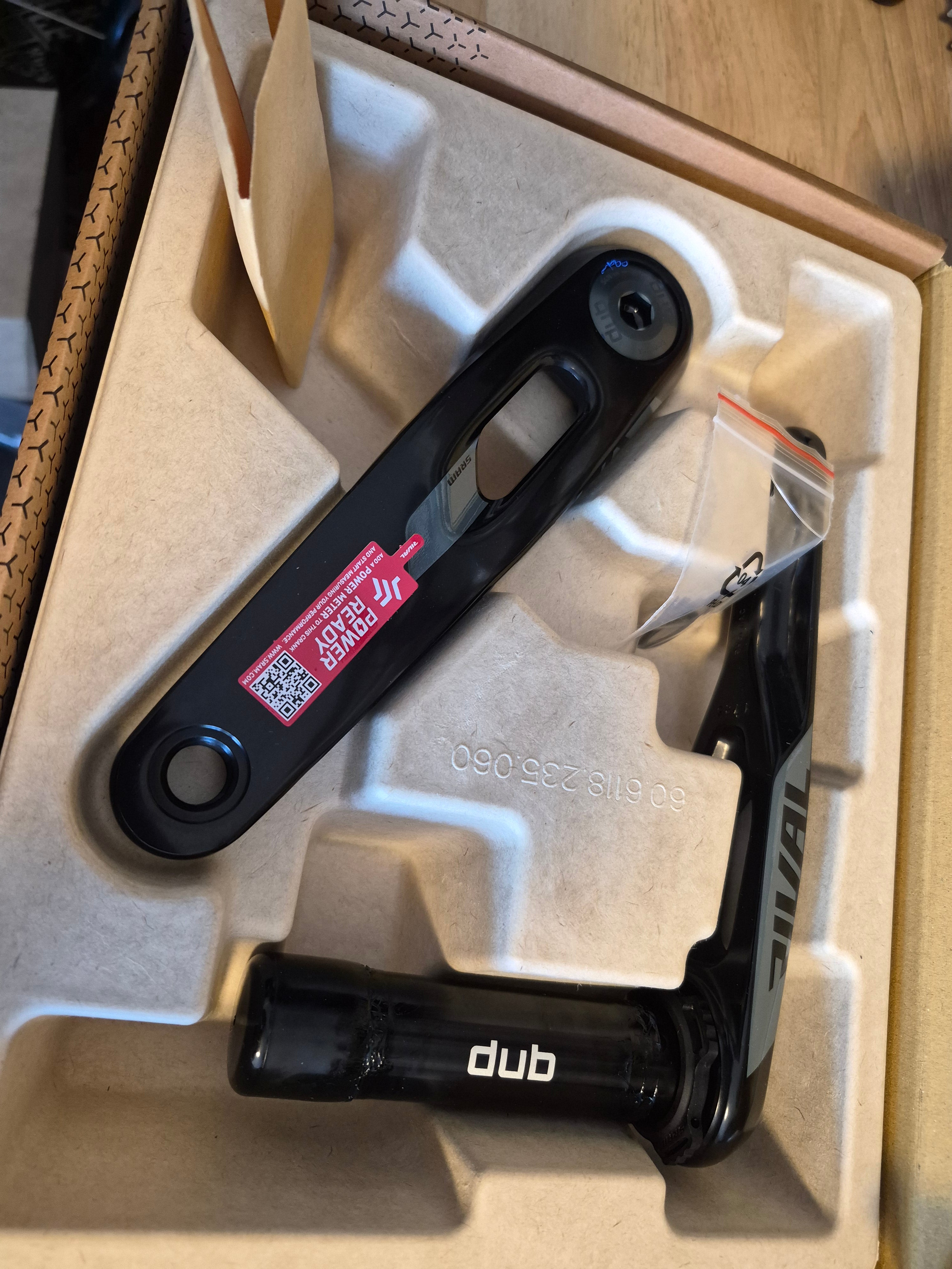 New Sram Rival E1 crankset 172.5
