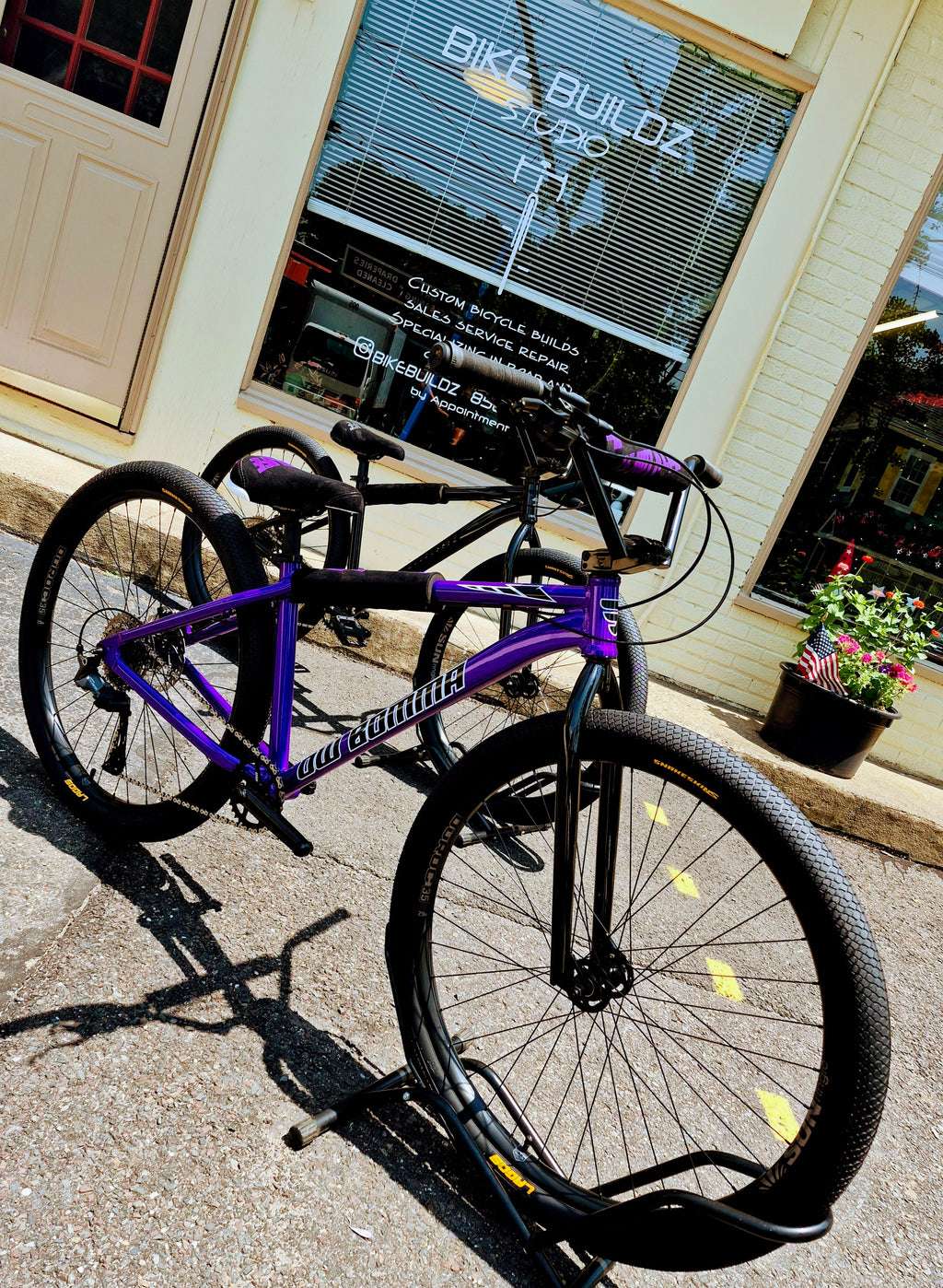NEW Mafia OW BOMMA wheelie bike BIG BMX purple