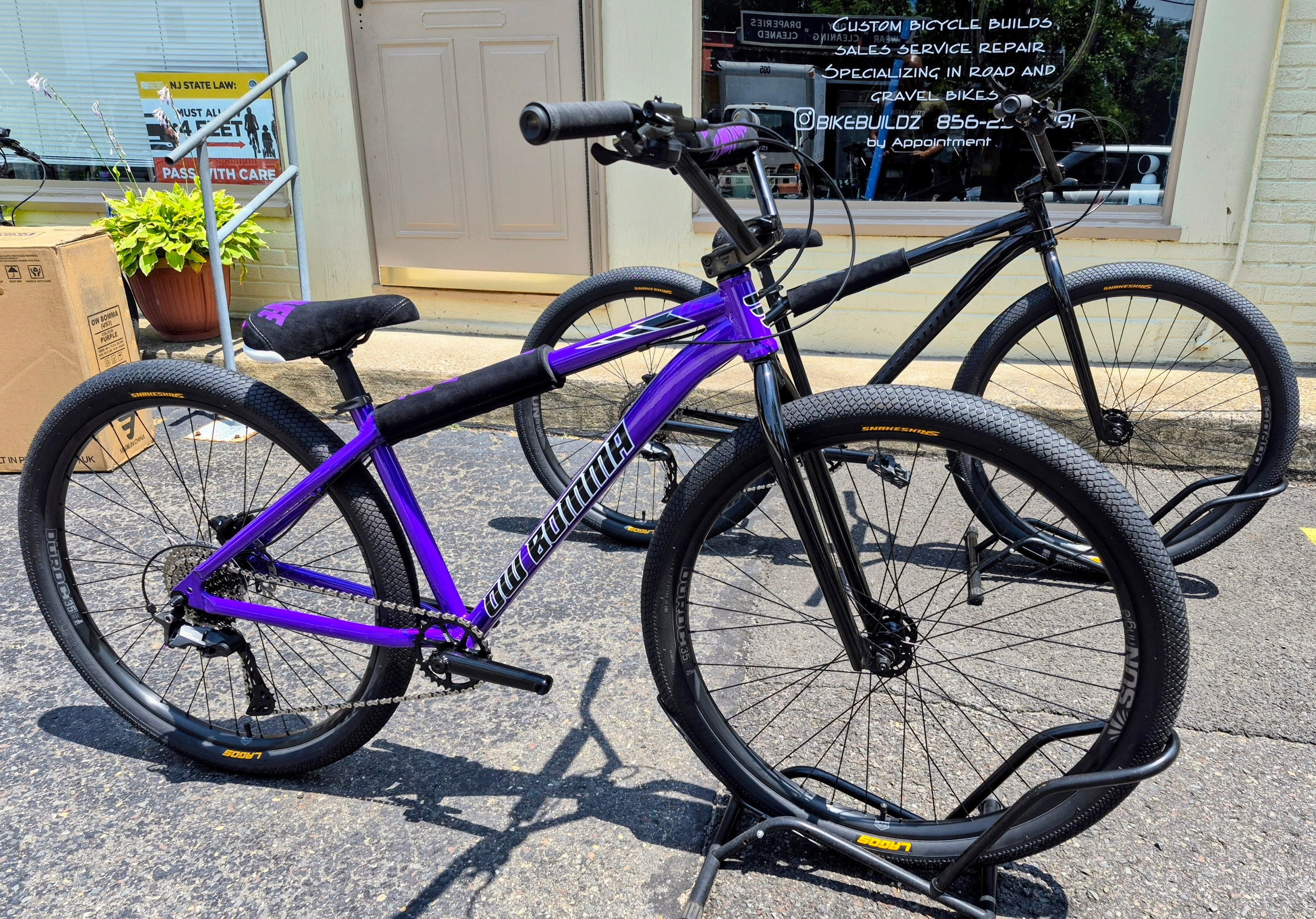 NEW Mafia OW BOMMA wheelie bike BIG BMX purple