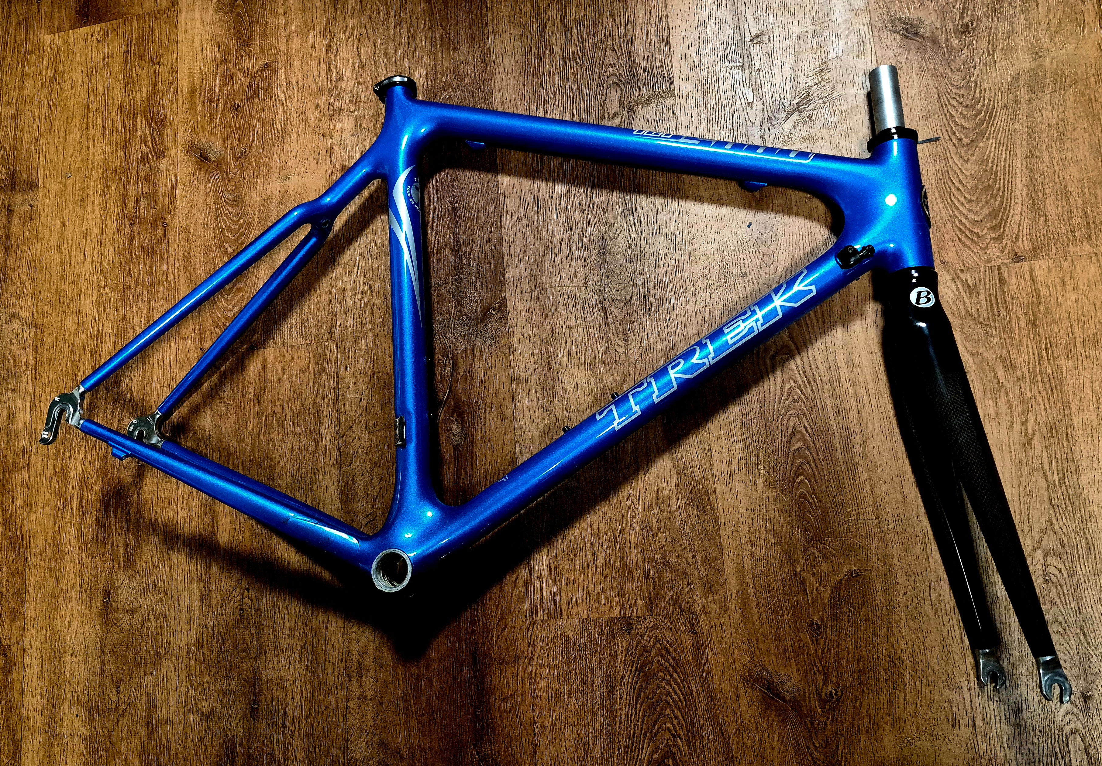 58cm Trek 5000 TCT carbon road bike frameset