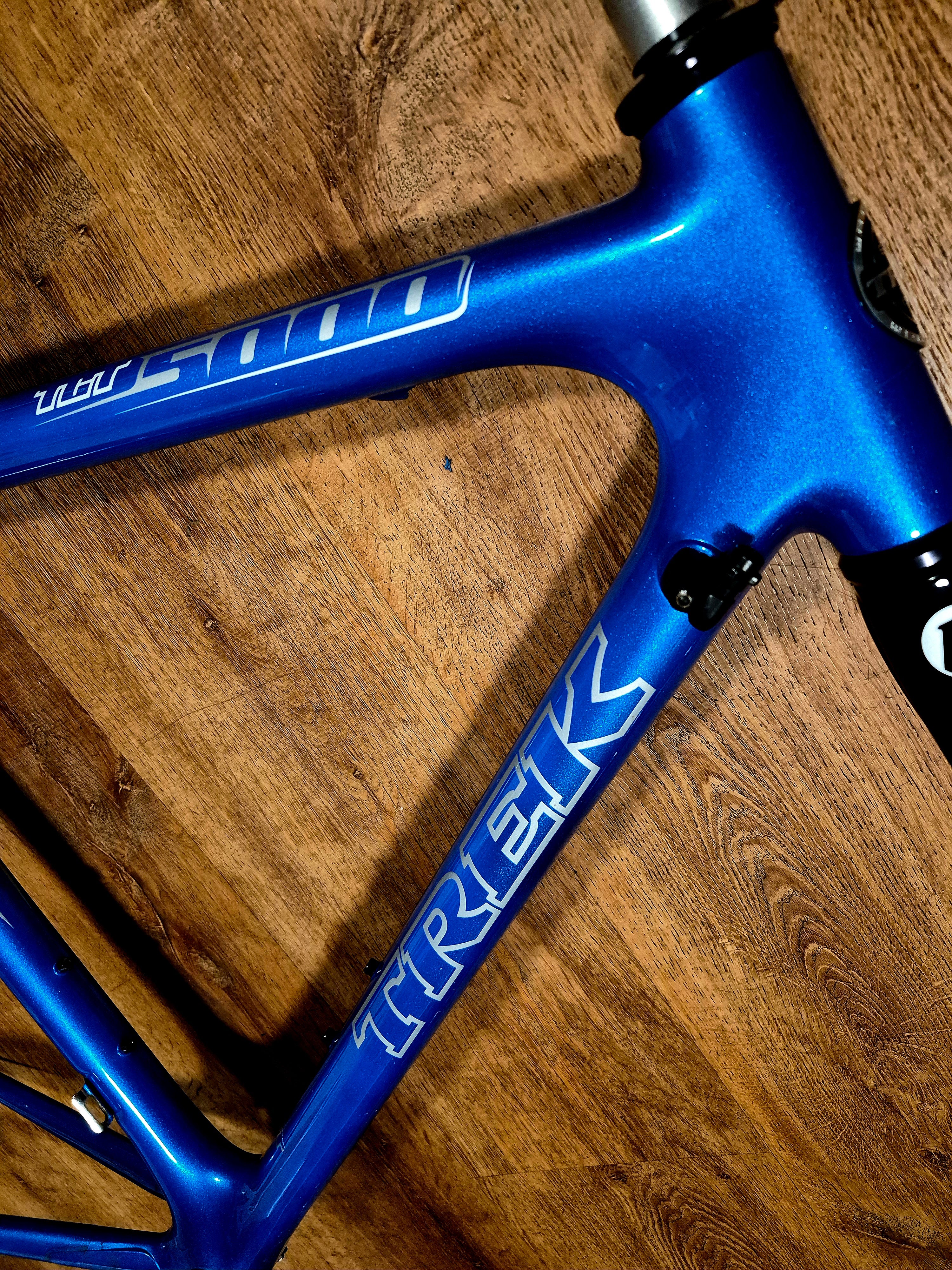 58cm Trek 5000 TCT carbon road bike frameset