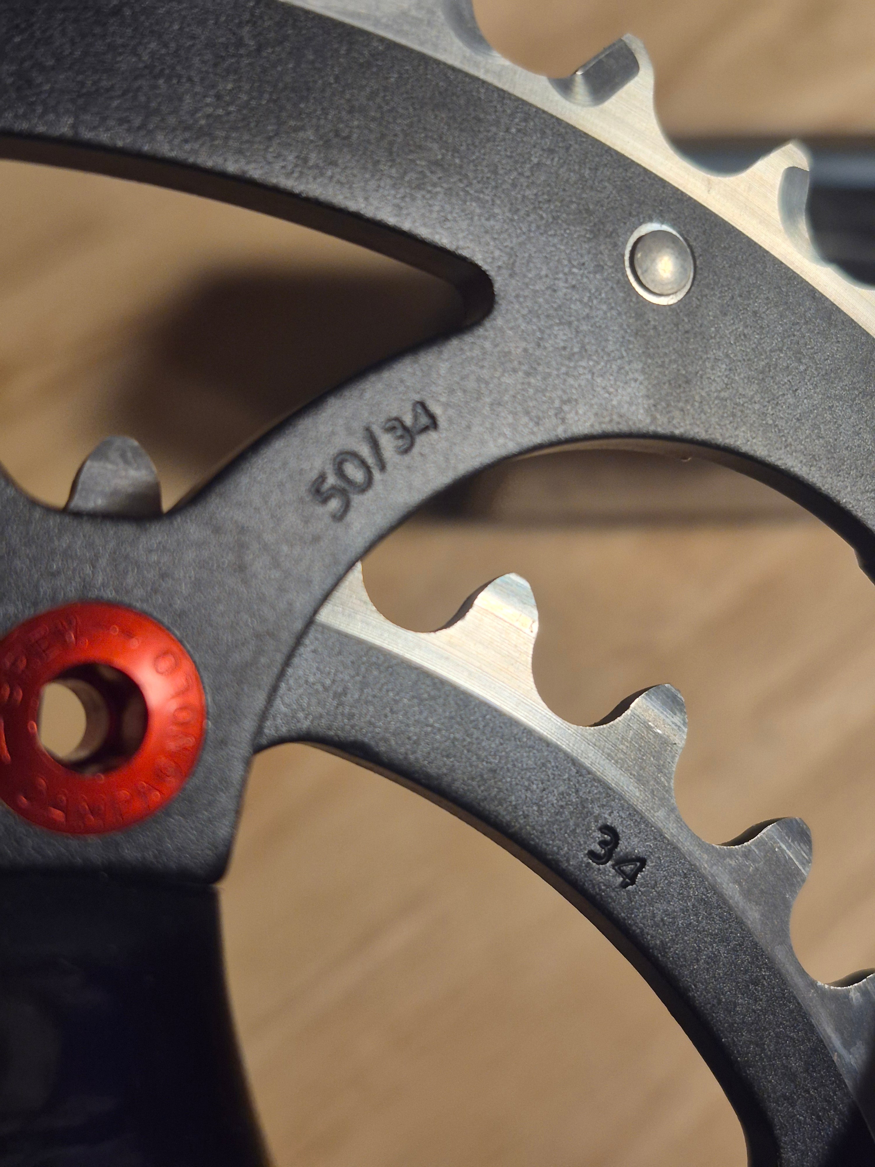 Campagnolo Centuar 10s crankset 50/34