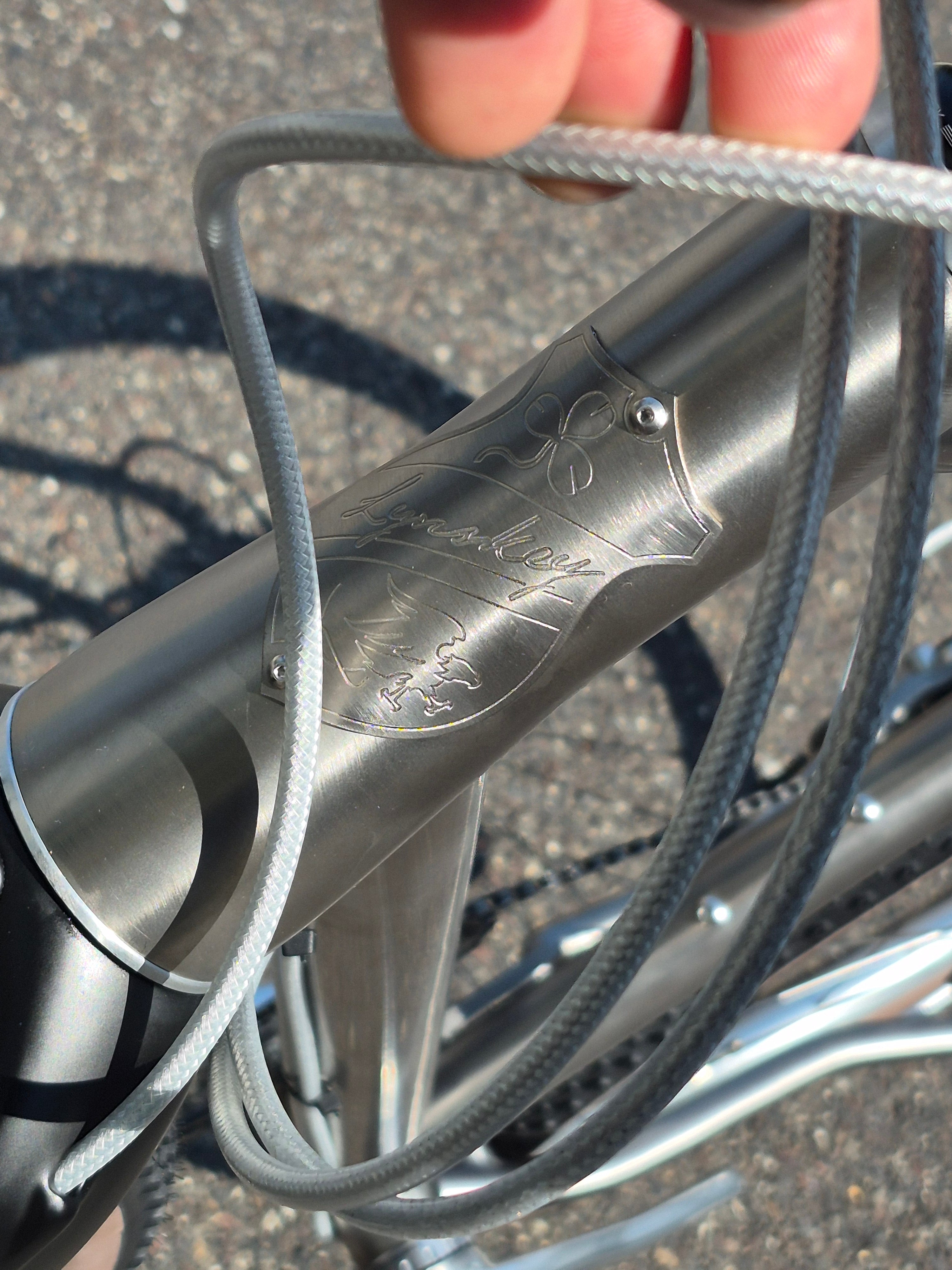 New 56cm Lynskey Odyssey titanium gravel bike custom build