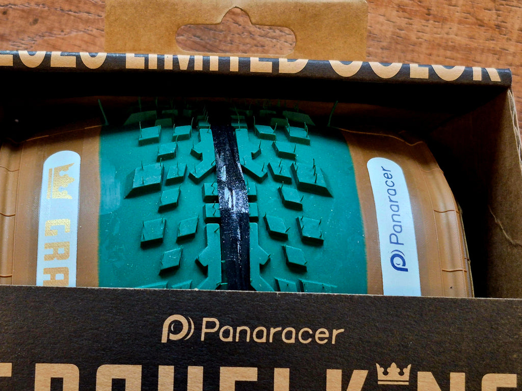 New pair of Panaracer Gravel king X1 700x45 tires green