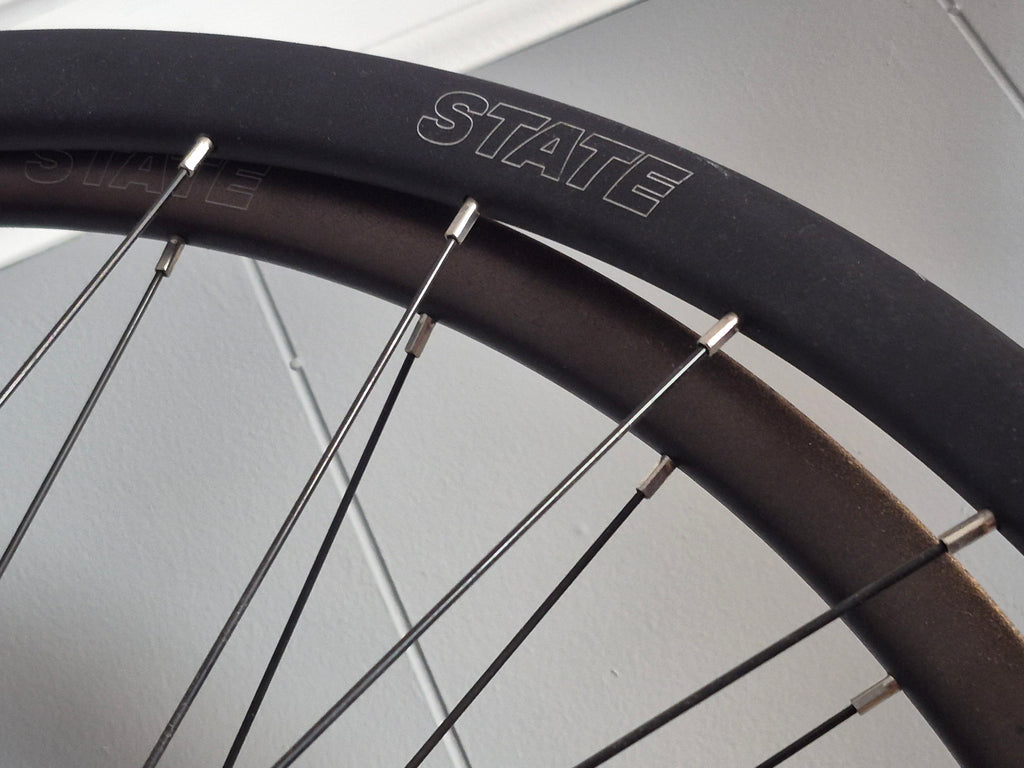 State aluminum disc wheelset 700c