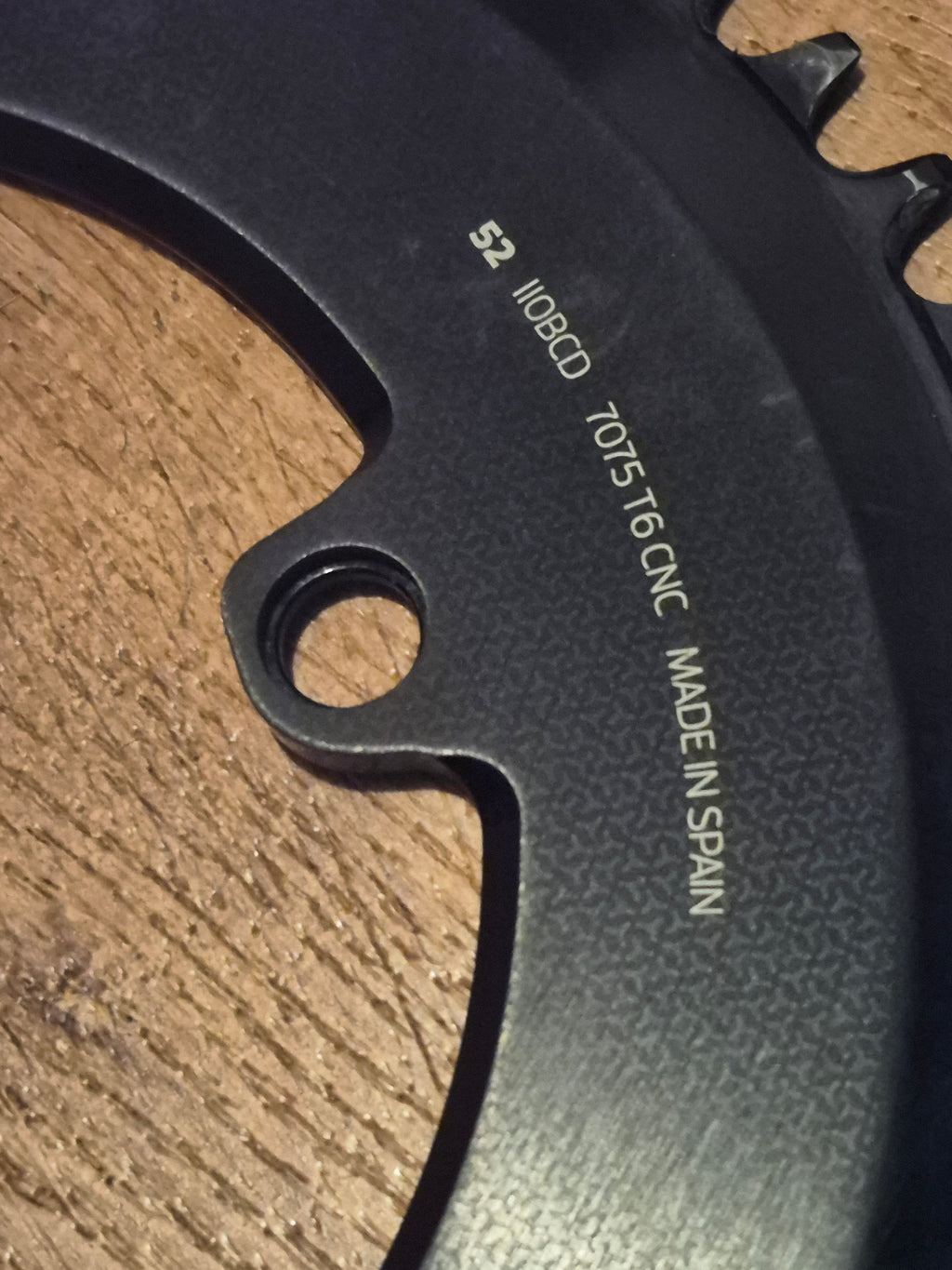 Used 52t Rotor chainring for Shimano 4x110 bcd