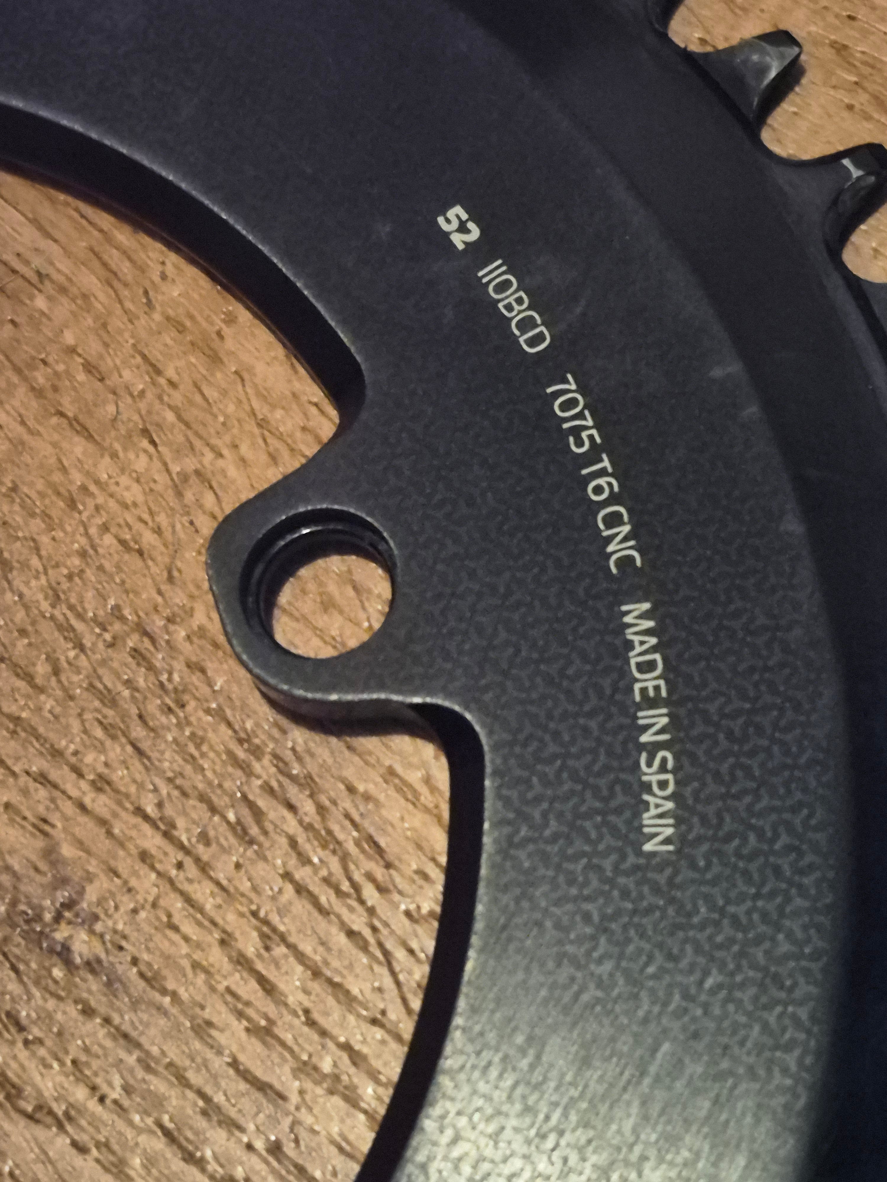 Used 52t Rotor chainring for Shimano 4x110 bcd