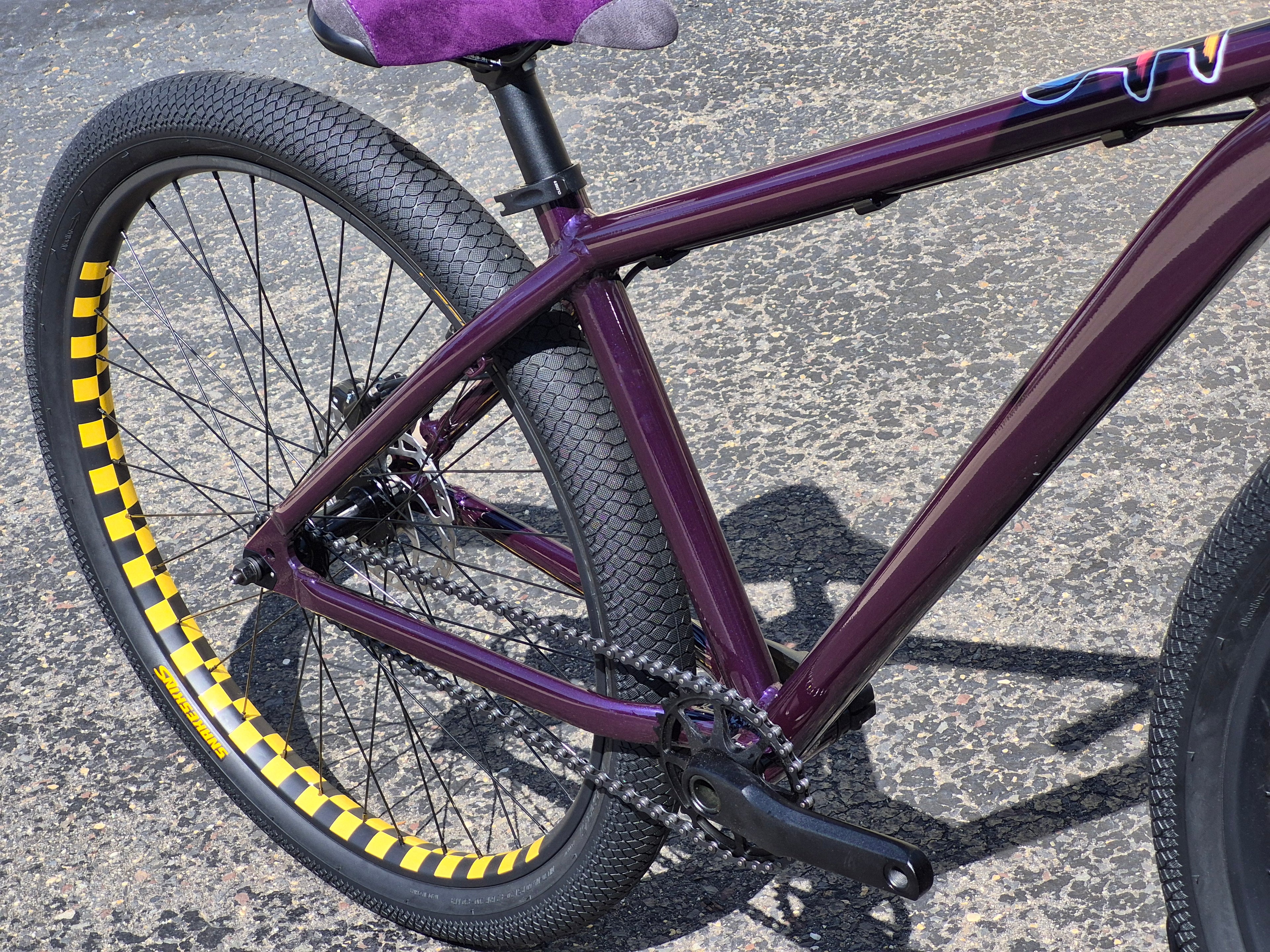 Mafia TTO purple 27.5 wheelie bike Big BMX