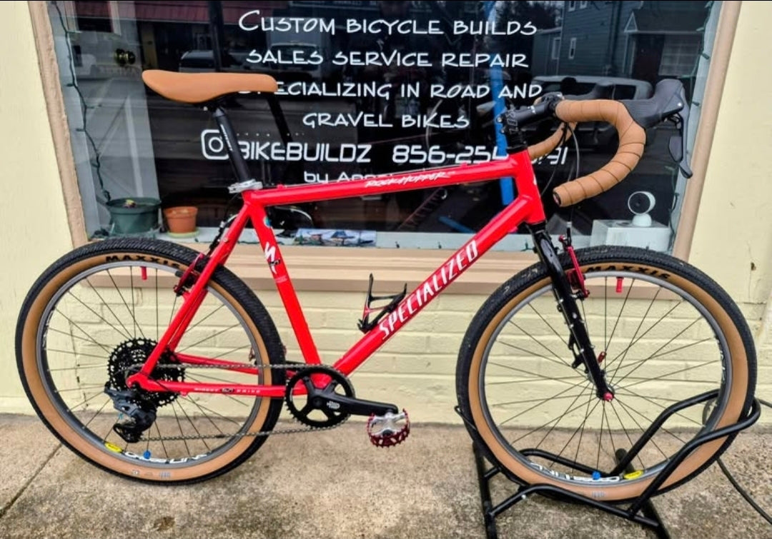 Specialized resto mod Rockhopper monster gravel bike large