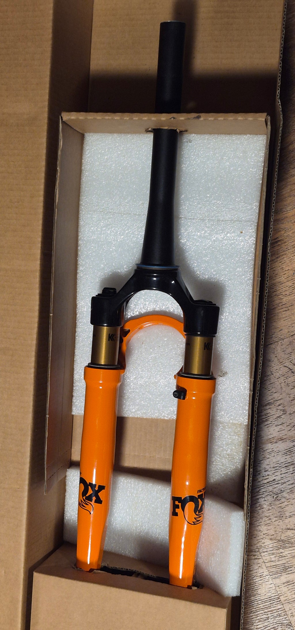 Fox 32 Factory TC Suspension Fork Shiny Orange 45mm Offset Kabolt  (700c) 40mm
