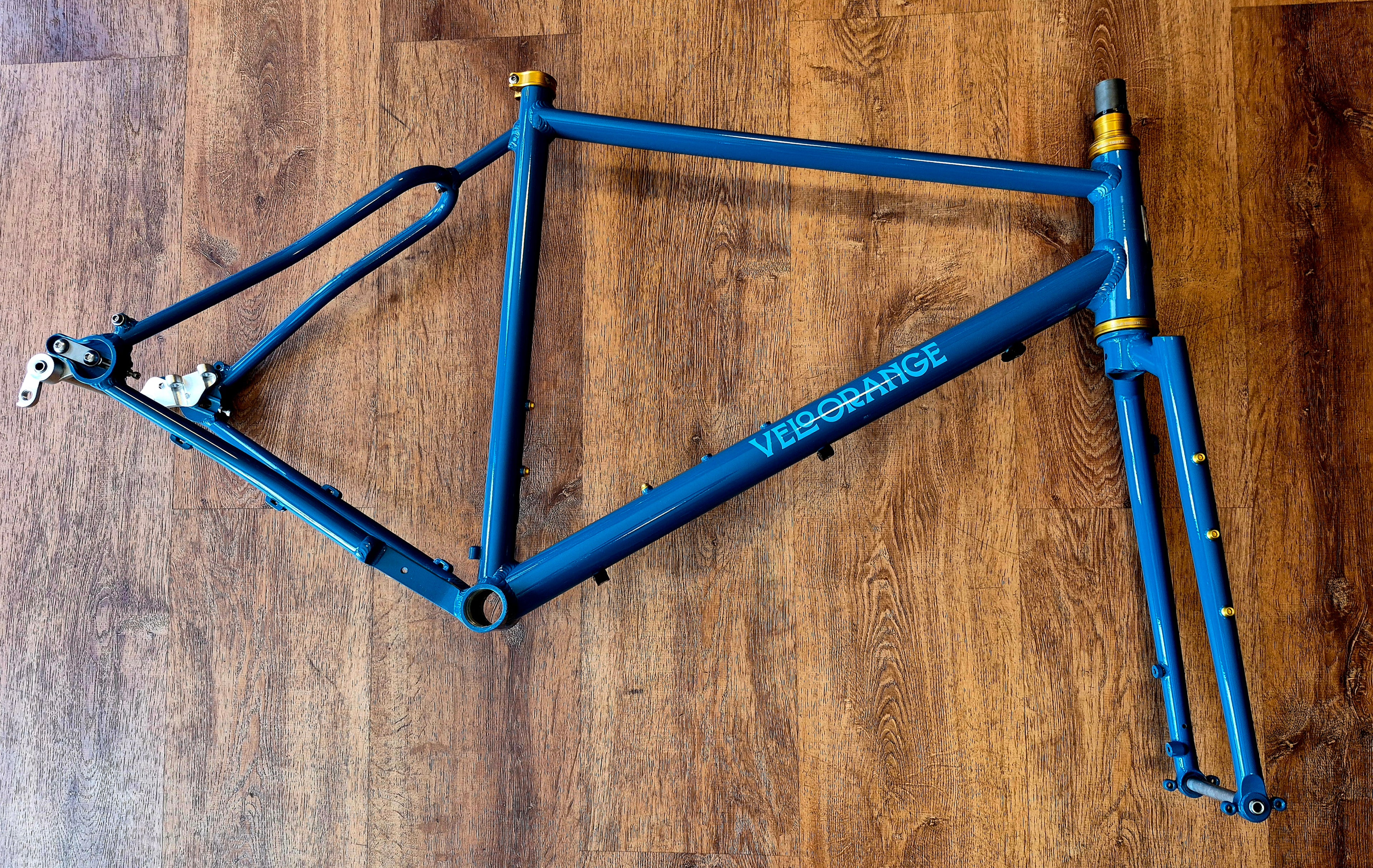 Large Velo Orange Chessie frameset blue