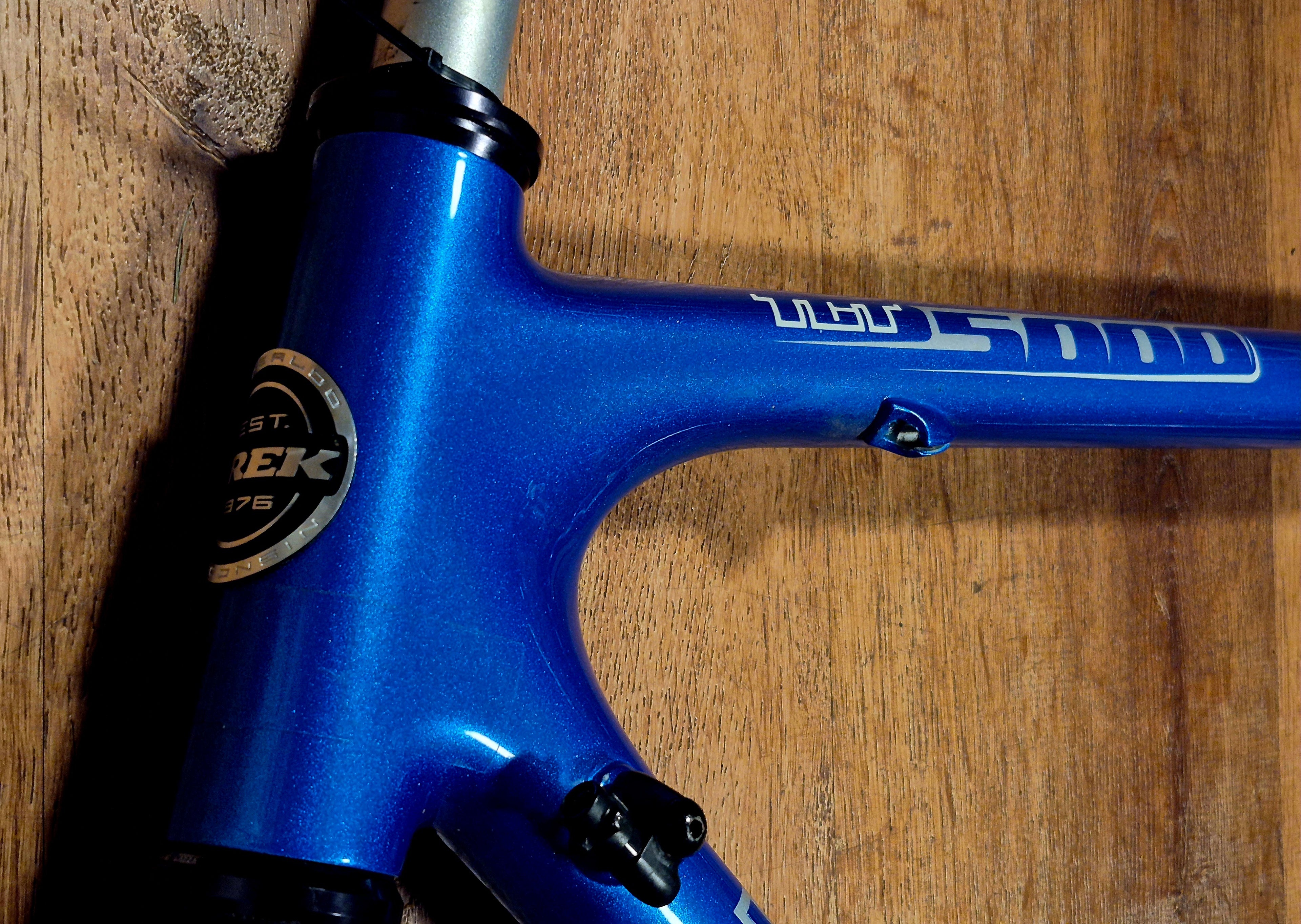 58cm Trek 5000 TCT carbon road bike frameset