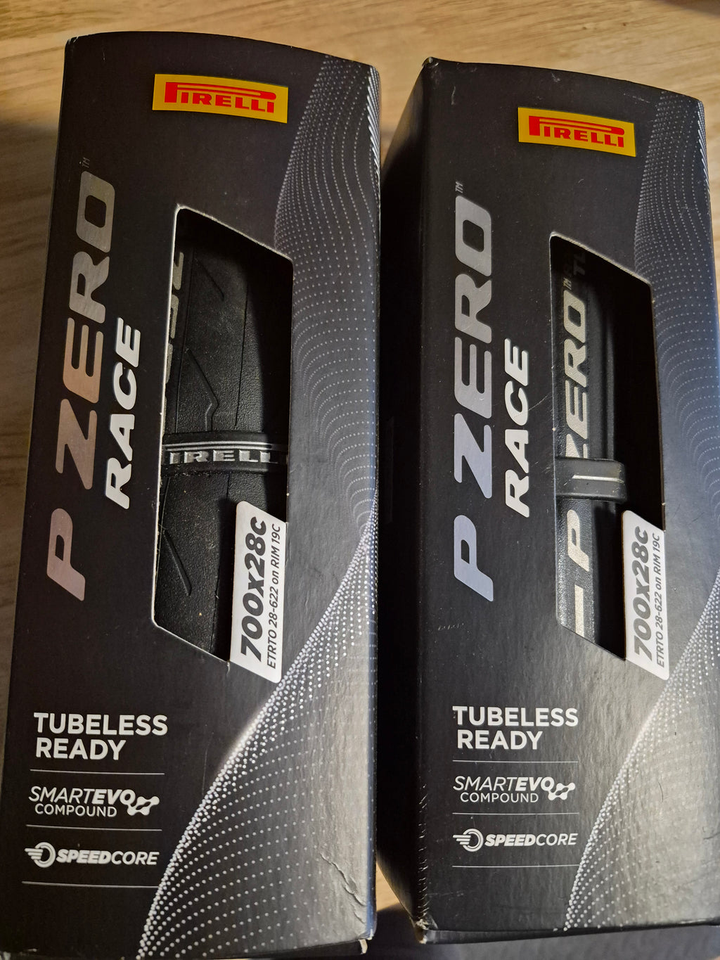 Pirelli Pzero Race TLR tires 700x28 pair