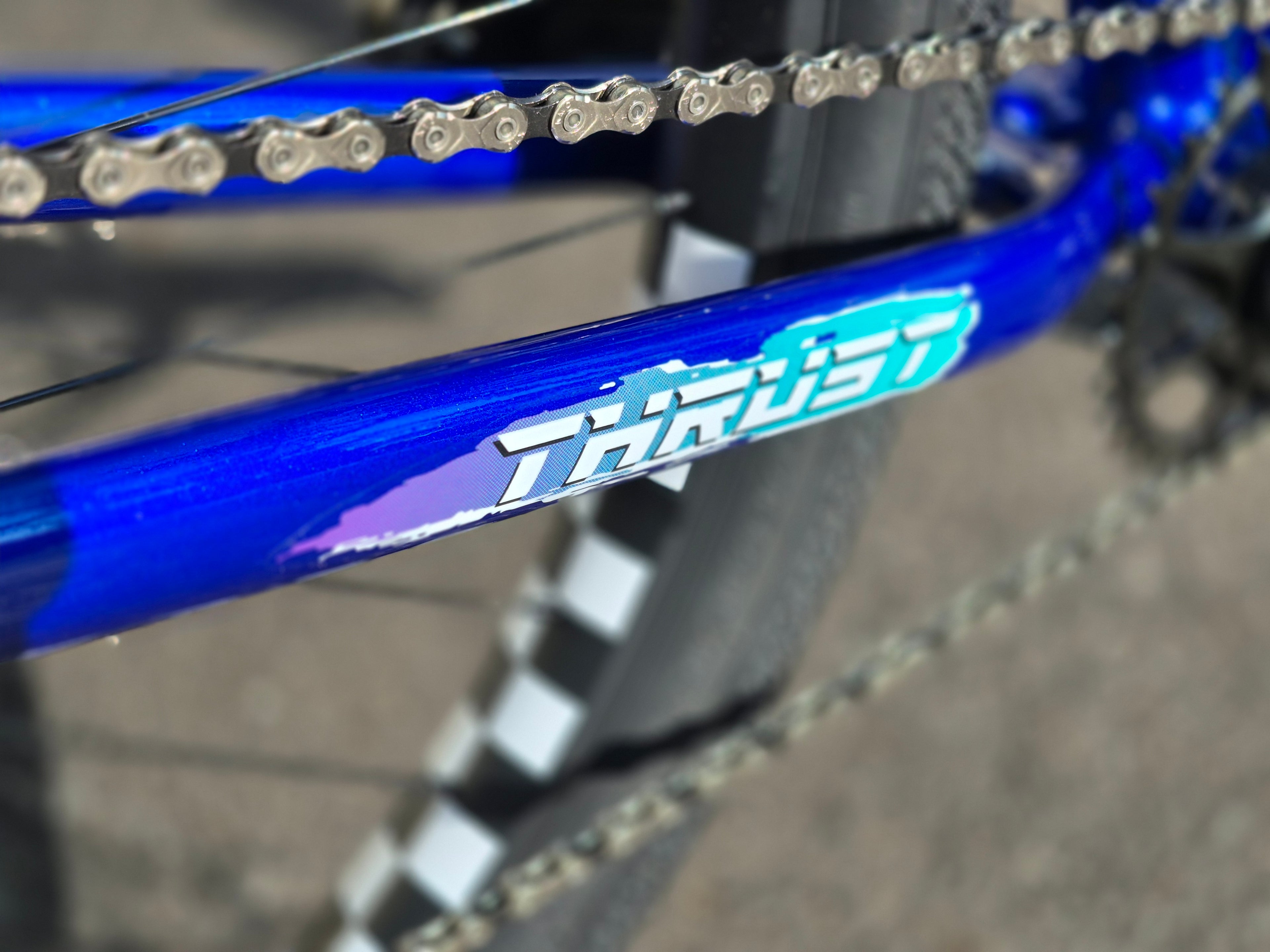 New Mafia Thrust big BMX WHEELIE bike Blue 29 geared