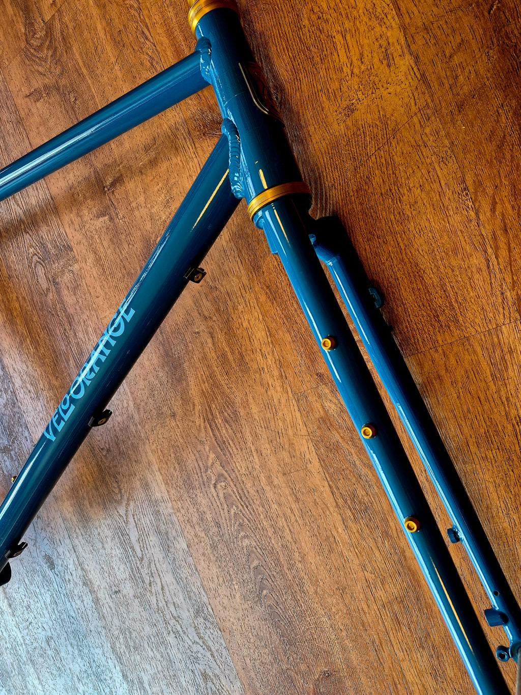Large Velo Orange Chessie frameset blue