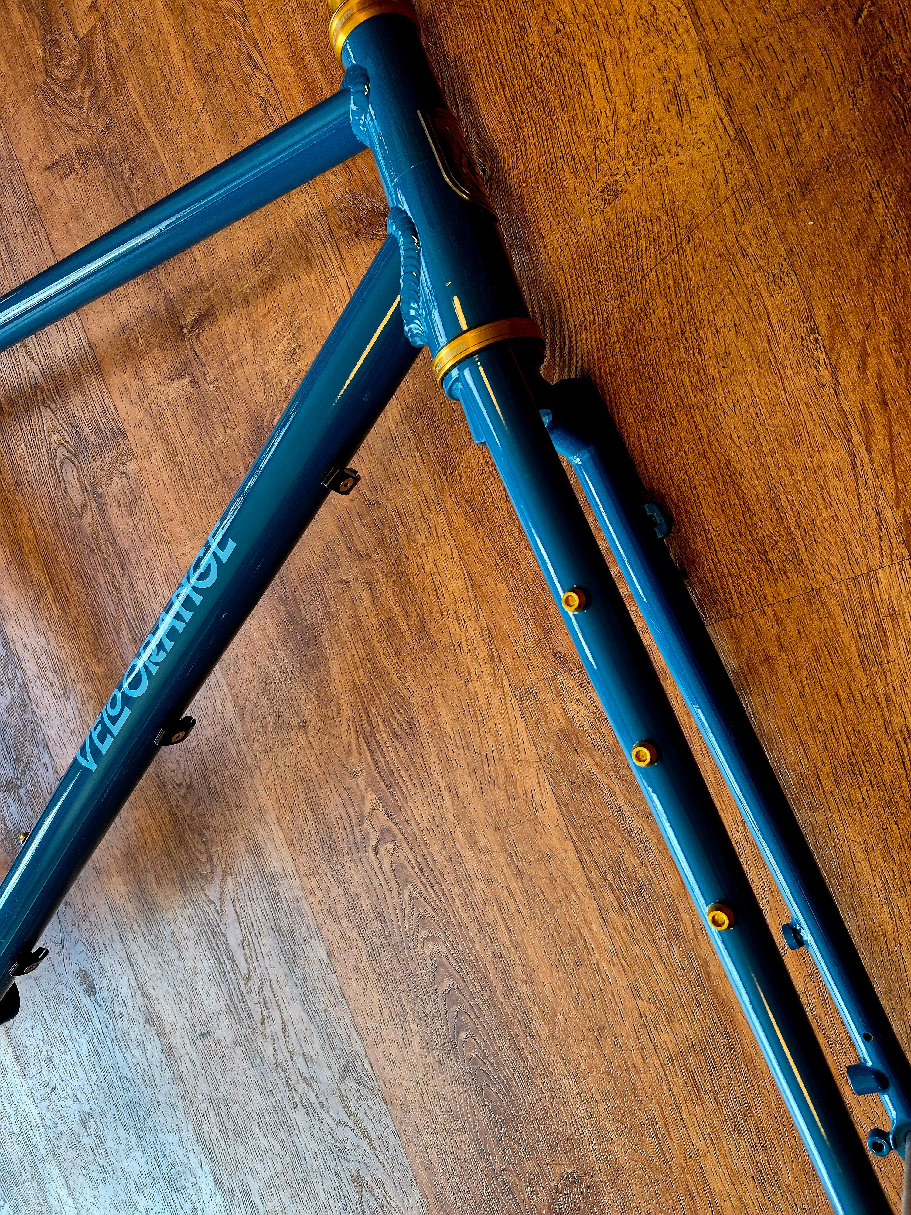 Large Velo Orange Chessie frameset blue
