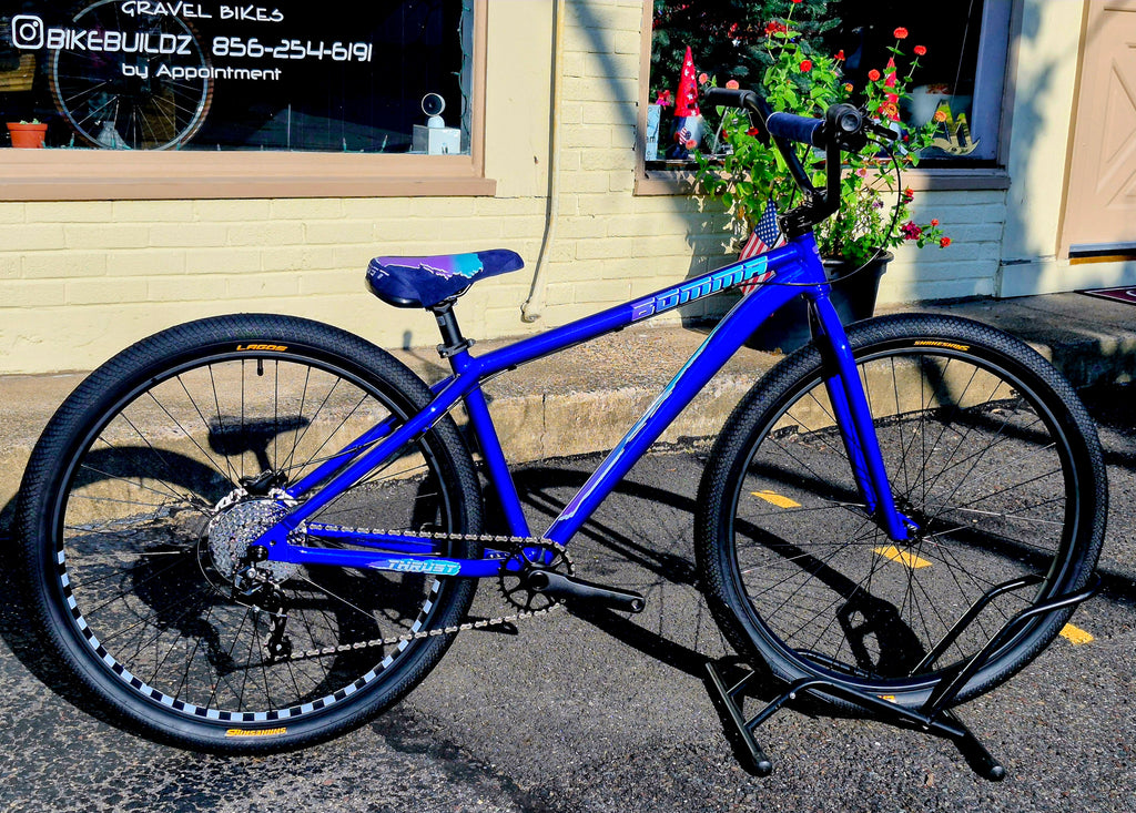 New Mafia Thrust big BMX WHEELIE bike Blue 29 geared